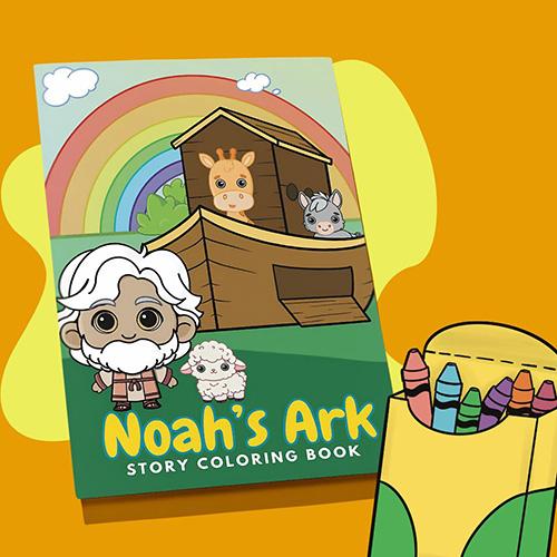 Noah's Ark Coloring Book Cover